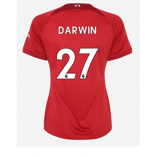 Liverpool Darwin Nunez #27 Hjemmedrakt Kvinner 2022-23 Kortermet Liverpool Darwin Nunez #27 Hjemmedrakt Kvinner 2022-23 Kortermet